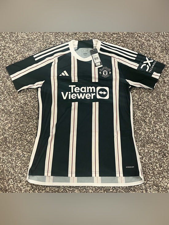 adidas Other - ⚽️NEW⚽️Authentic Adidas - MANCHESTER UNITED 2023/2024 AWAY JERSEY - Size Large